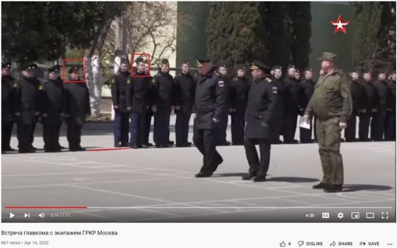 Скільки людей врятувалось з крейсера «Москва»?