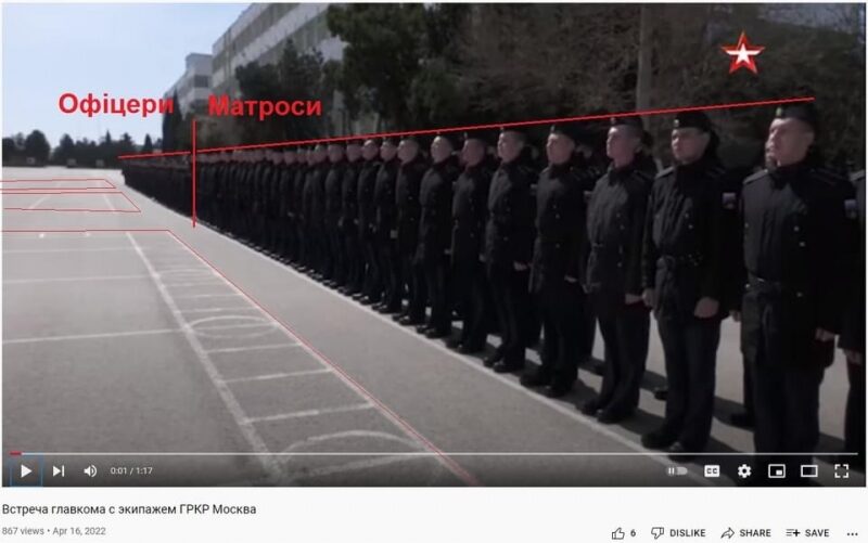 Скільки людей врятувалось з крейсера «Москва»?