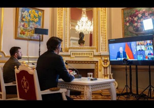 Владимир Зеленский принял участие во встрече лидеров стран G7 Владимир Зеленский принял участие во встрече лидеров стран G7